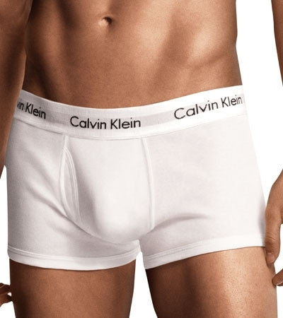 Calvin Klein Men's Cotton Classics Knit Boxer -3 Pack, White, Small 